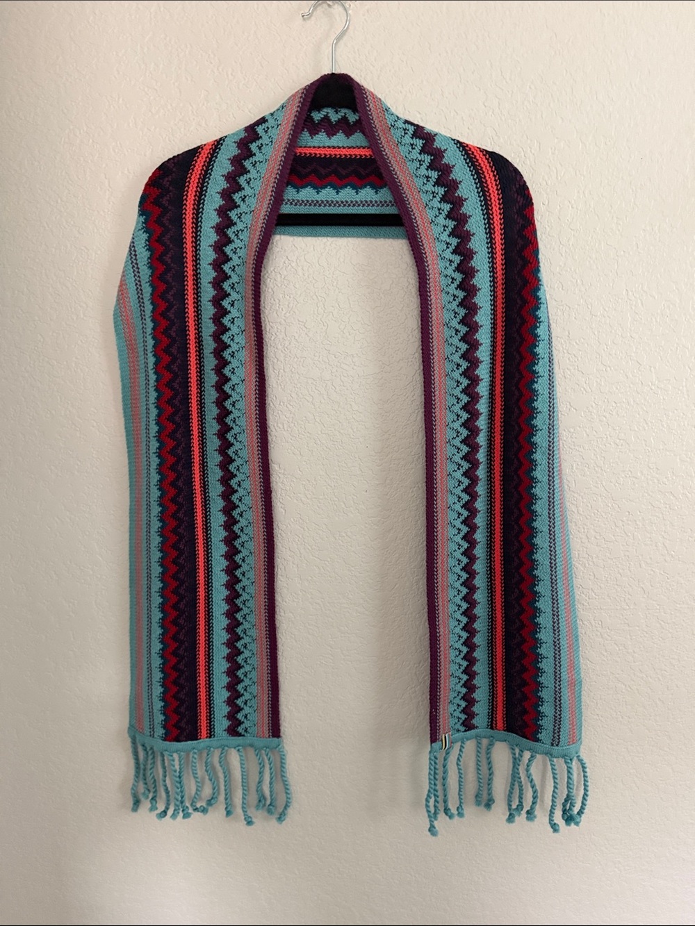 SmartWool Pine Lake Chevron Scarf Merino Wool.